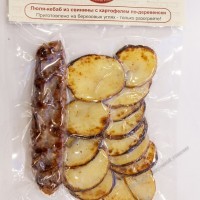 Люля-кебаб из свинины с картофелем по-деревенски - Шашлыки в вакуумной упаковке "Шашлыкян и Шампуридзе"